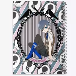 دفتر نقاشی 50 برگ خندالو طرح شیل انیمه خادم سیاه Black Butler  کد 16344