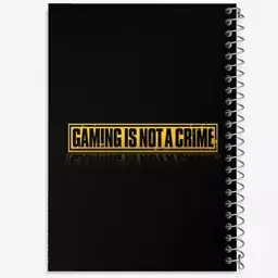 دفتر نقاشی 50 برگ خندالو طرح Gaming Is Not A Crime کد F2396