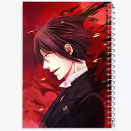 دفتر نقاشی 50 برگ خندالو طرح سباستین انیمه خادم سیاه Black Butler  کد 16301