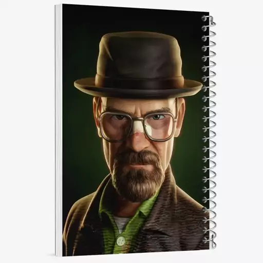 دفتر نقاشی 50 برگ خندالو طرح بریکینگ بد (Breaking Bad) کد F1797