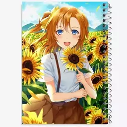 دفتر نقاشی 50 برگ خندالو طرح هونوکا انیمه لاو لایو Love Live  کد 18280