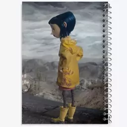 دفتر نقاشی 50 برگ خندالو طرح کورالاین Coraline  کد 20766