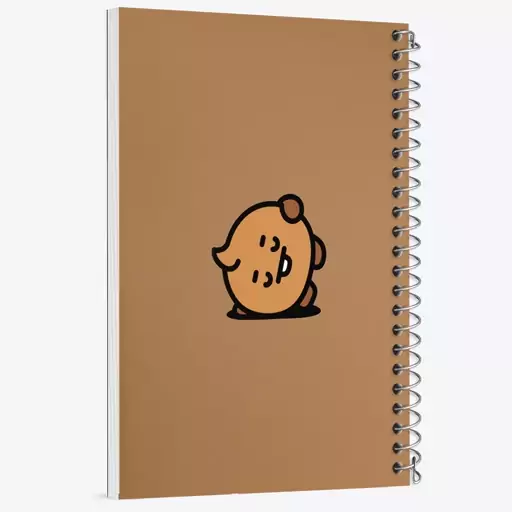 دفتر نقاشی 50 برگ خندالو طرح شوکی BT21 Shooky کد 18724