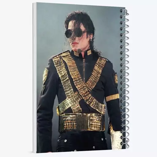 دفتر نقاشی 50 برگ خندالو طرح مایکل جکسون Michael Jackson  کد 19239