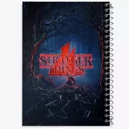 دفتر نقاشی 50 برگ خندالو طرح سریال استرنجر تینگز Stranger Things  کد 19305