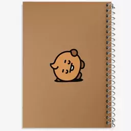 دفتر نقاشی 50 برگ خندالو طرح شوکی BT21 Shooky کد 18724