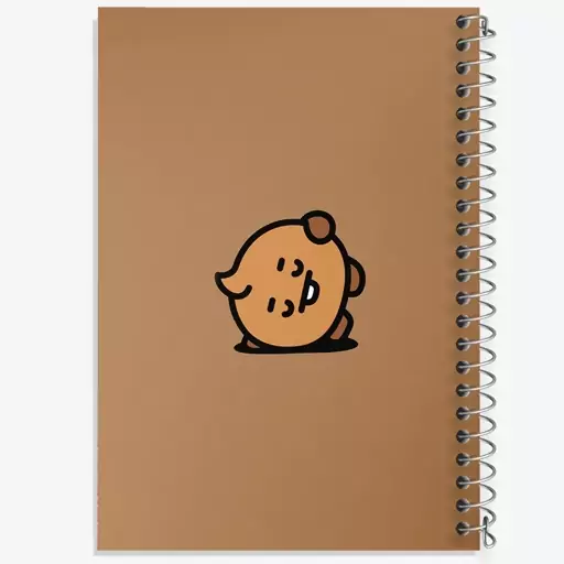 دفتر نقاشی 50 برگ خندالو طرح شوکی BT21 Shooky کد 18724