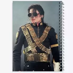 دفتر نقاشی 50 برگ خندالو طرح مایکل جکسون Michael Jackson  کد 19239