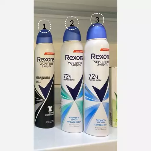 اسپری ضد تعریق زنانه رکسونا روسی Rexona اورجینال 200 میل