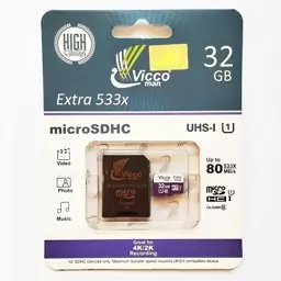 کارت حافظه ، مموری ، رم حافظه ( اصلی ) micro sd  Vicco man 32GB