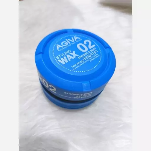 واکس مو آگیوا آبی براق و حالت دهنده حاوی کراتین AGIVA Styling WAX 02