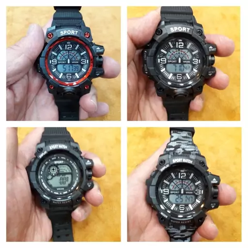 ساعت مچی اسپرت برند G-SHOCK جی شاک تک موتوره دیجیتال کیفیت عالی در تنوع طرح و رنگ کد m