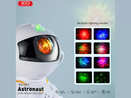 پروژکتور آسمان و ستاره طرح فضانورد ایکس او XO CF4 Astronaut star Projection