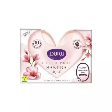 صابون مرطوب کننده دورو رایحه شکوفه گیلاس بسته 2 عددی 150 گرم Duru hydro pure