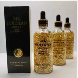 سرم طلا گلدزن100میل اصل کره ای GOLDZAN 24K (پرایمر و آبرسان)