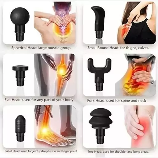 ماساژور تفنگی شارژی گان MASSAGE GUN جعبه بزرگ