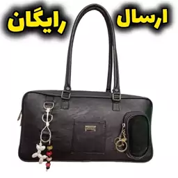 کیف چرم دستی و رودوشی زنانه مارتا رنگ مشکی ارسال رایگان به سراسر ایران