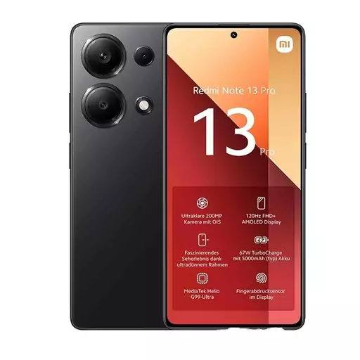 گوشی موبایل Xiaomi مدل (Redmi Note 13 Pro (RAM 8 ظرفیت 256GB - مشکی