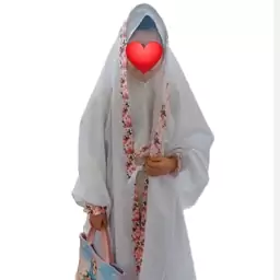 چادرنمازجشن تکلیف،مدل جلو باز و مقنعه دار(قد140  سانتی متر)