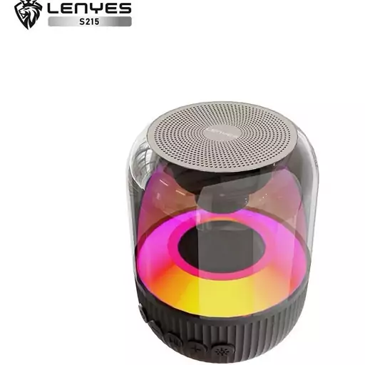 اسپیکر بلوتوثی قابل حمل RGB لنیز مدل S215 برند LENYES - (ارسال رایگان)