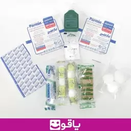 جعبه کمک های اولیه دیواری تجهیز شده الماس شهر سایز 29X19 فروشگاه اینترنتی یاقوت فروش تجهیزات پزشکی و اقلام  402083