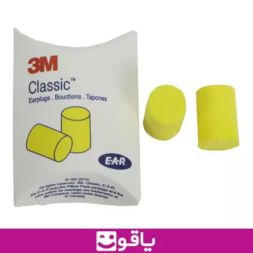 گوش گیر اسفنجی تری ام مدل 3m classic بسته 1 جفتی فروشگاه یاقوت کالای پزشکی و اقلام پزشکی طبی مصرفی توان بخشی 402038