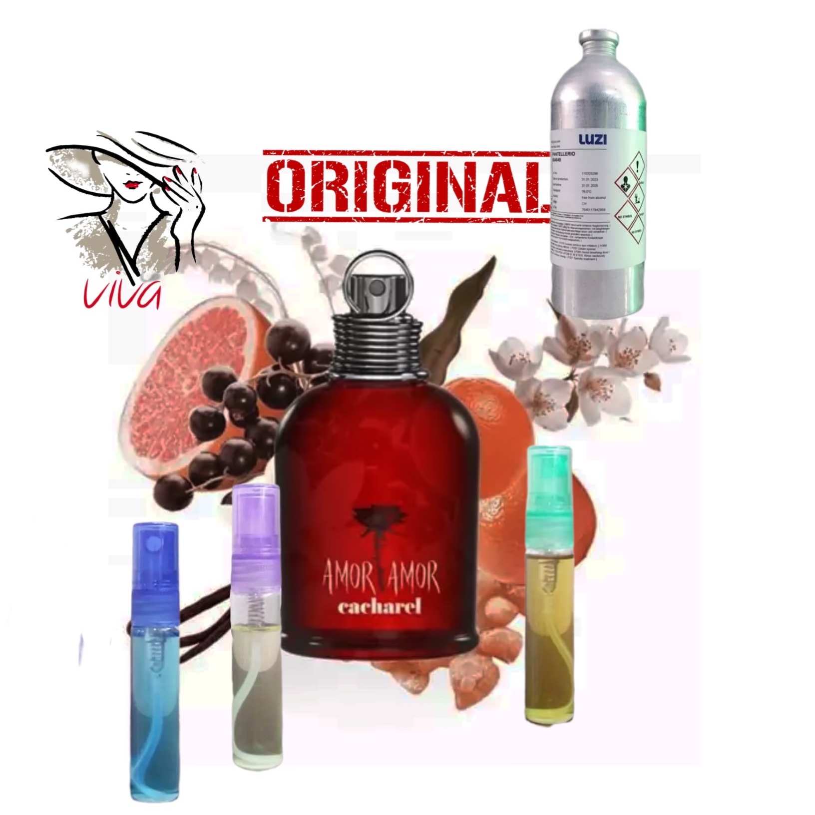 عطر آمور آمور.گریدH.زنانه.گرم و شیرین.یک گرم