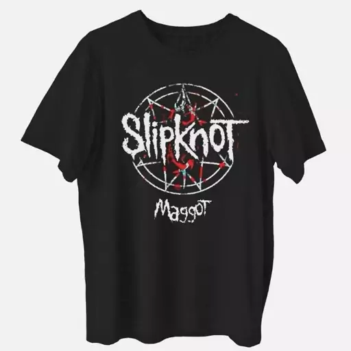 تیشرت استین کوتاه مردانه مدل لش گروه slipknot