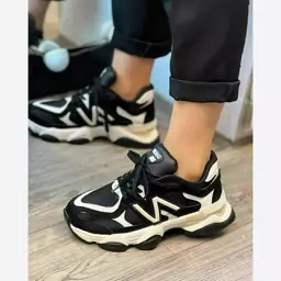 کتونی نیوبالانس 9030 مشکی سفید کرم سبز آبی زنانه دخترانه newbalance کفش ونس اسپرت اسپورت لژدار لژ دار طبی شیک صدپج راحت