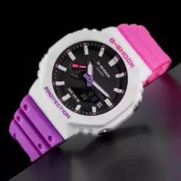 ساعت مچی اسپرت G-shock موتور برقی ژاپن صورتی جی شاک مخصوص ورزشکاران کد9206