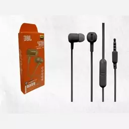 هندزفری با سیم jbl115 رنگ نسکافه ای