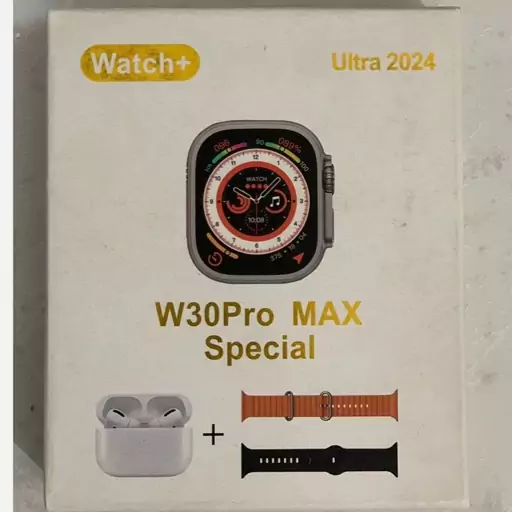 ساعت هوشمند مدل W30Pro MAX دوعددبند و +ایرپاد