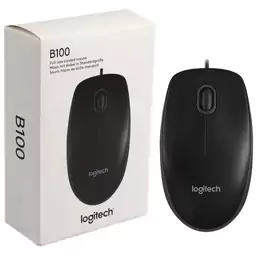 ماوس سیمی طرح لاجیتک Logitech B100