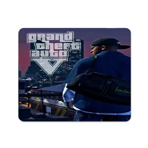 ماوس پد مدل بازی GTA V کد 0190