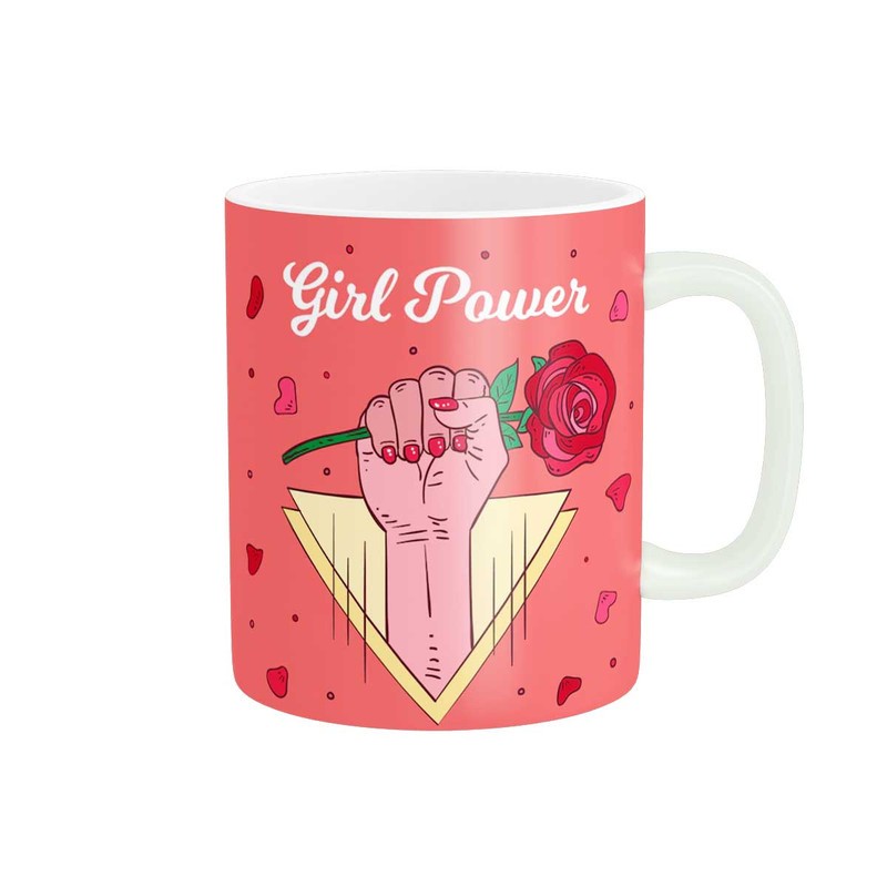 ماگ پادآفرین طرح قدرت دخترانه girl power کد 1859