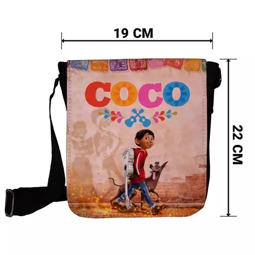 کیف دوشی دخترانه طرح Coco کد 1015