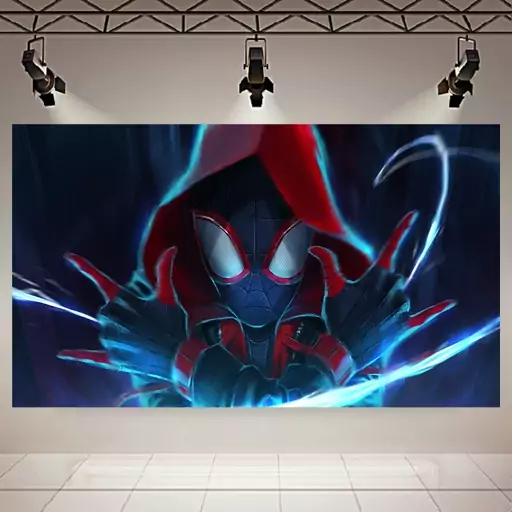 تابلو شاسی طرح مردعنکبوتی مدل Miles Morales کد AR7030