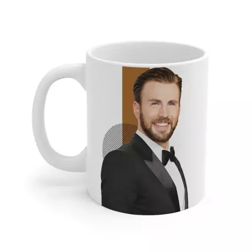 ماگ طرح کریس ایوانز Chris Evans مدل NM2071