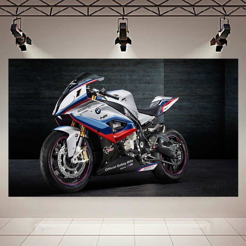 تابلو شاسی طرح موتور مدل BMW S1000RR کد AR634