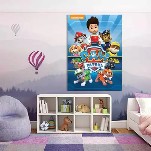 تابلو شاسی طرح سگهای نگهبان paw patrol کد hz-8