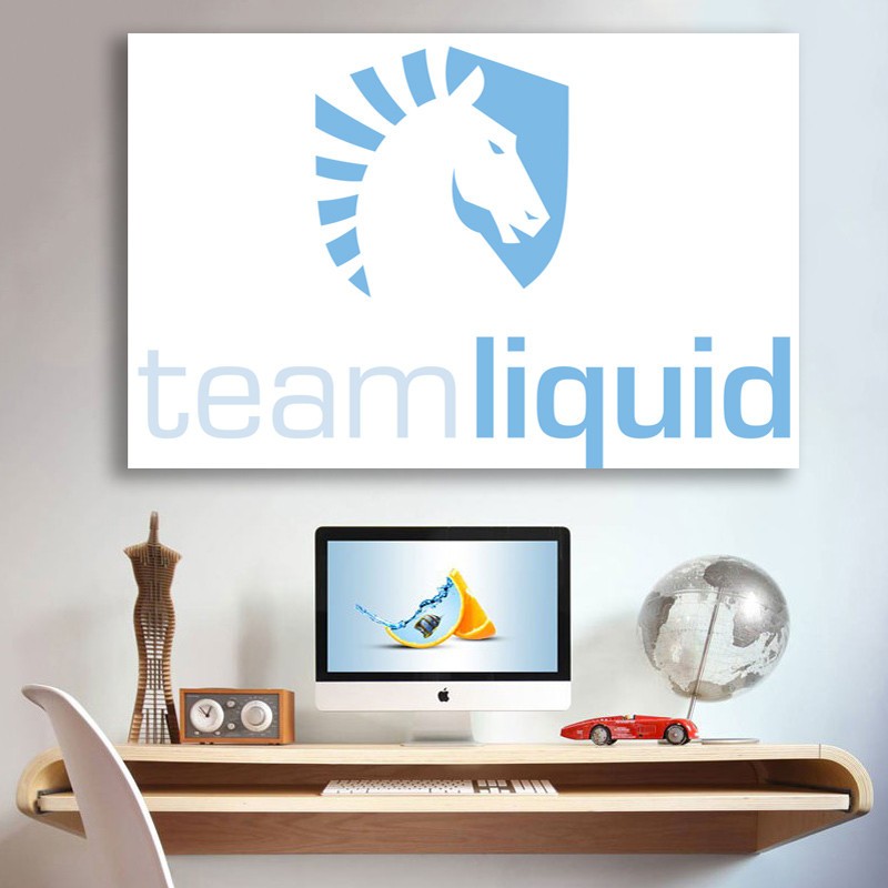 تابلو شاسی گالری استاربوی طرح تیم Liquid مدل Dota 2 Game