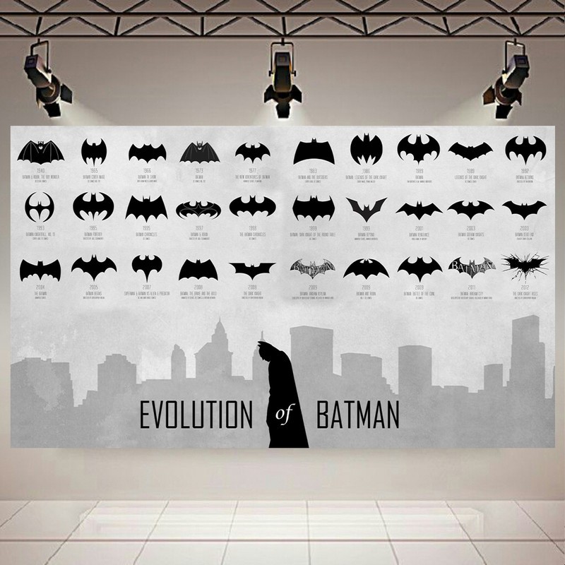 تابلو شاسی طرح بتمن مدل Evolution of BATMAN کد AR9025