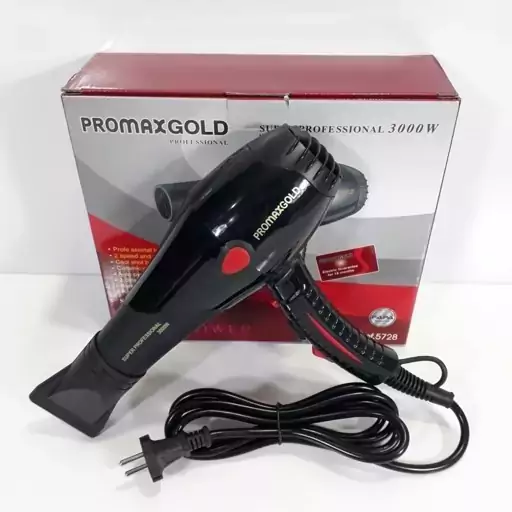 سشوار پرو مکس گلد 3000 وات مدل Ref 5728 Promax Gold