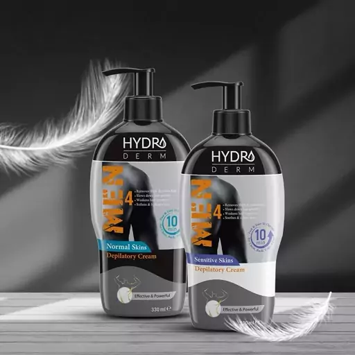 کرم موبر بدن آقایان هیدرودرم مناسب پوست معمولی