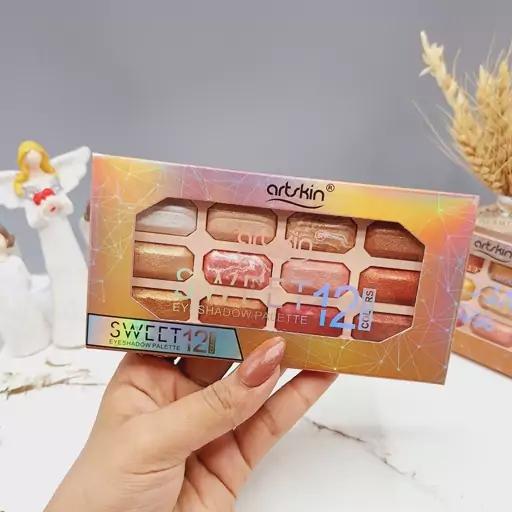 پالت سایه چشم 12 تایی آرت اسکین(artskin) 