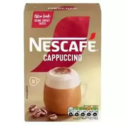 کافی میکس اسپانیایی نسکافه گلد Nescafe Gold Cappuccino با طعم کاپوچینو بسته 8 عددی