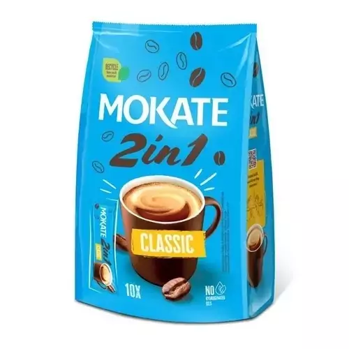 قهوه فوری 3 در 1 لهستان موکات Mokate با طعم کلاسیک بسته Coffee Mix Classic 24 عددی