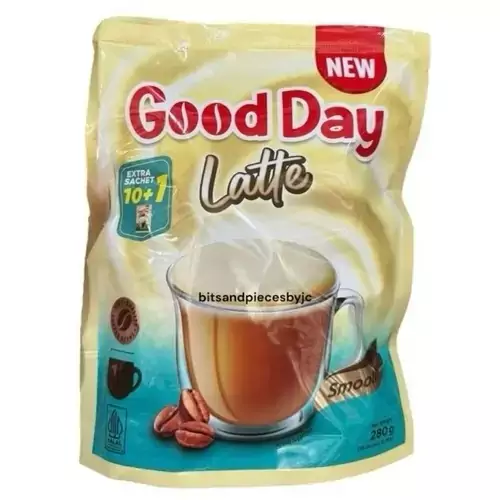 یک کافی میکس اندونزیی گوددی مدل Latte با طعم لاته بسته 10 عددی  Good Day