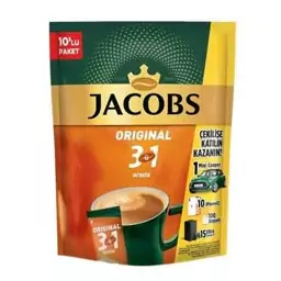 قهوه فوری 3 در 1 جاکوبز  JACOBS Original  بسته 10 عددی