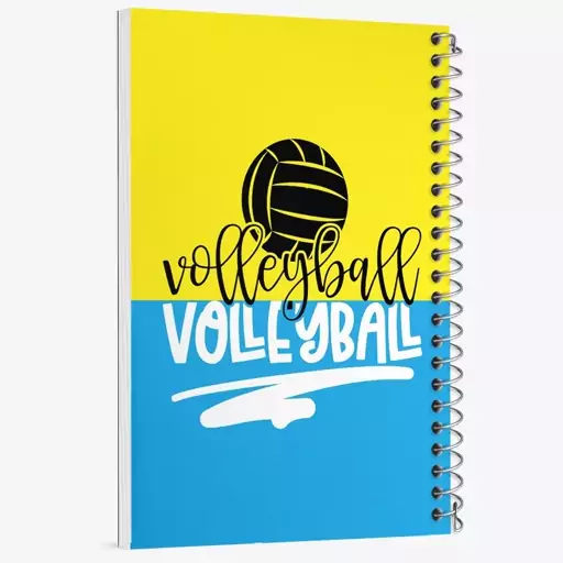 دفتر نقاشی 50 برگ خندالو طرح والیبال Volleyball کد 26427